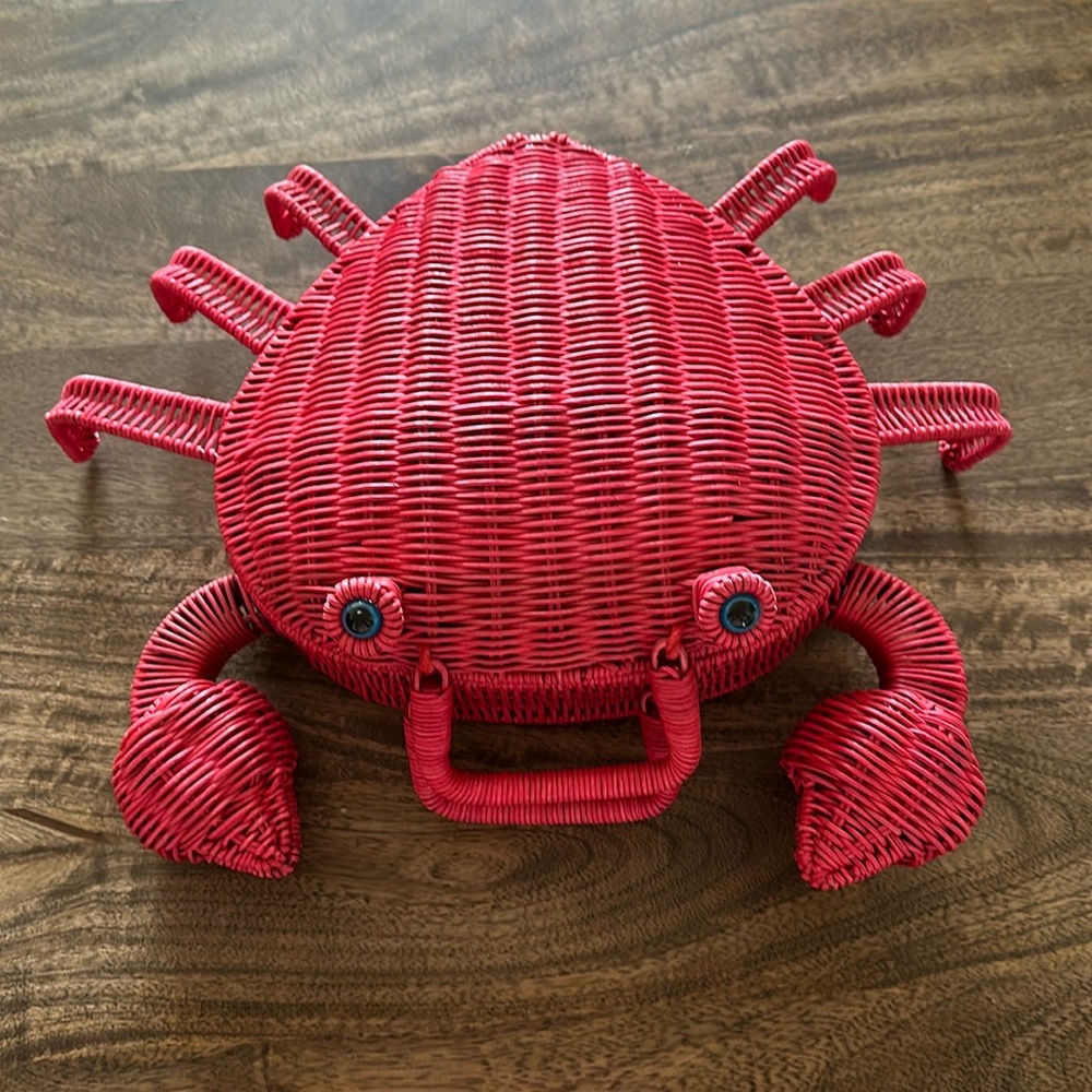 Nicoletta Carlone "Mr. Snappy" wicker bag